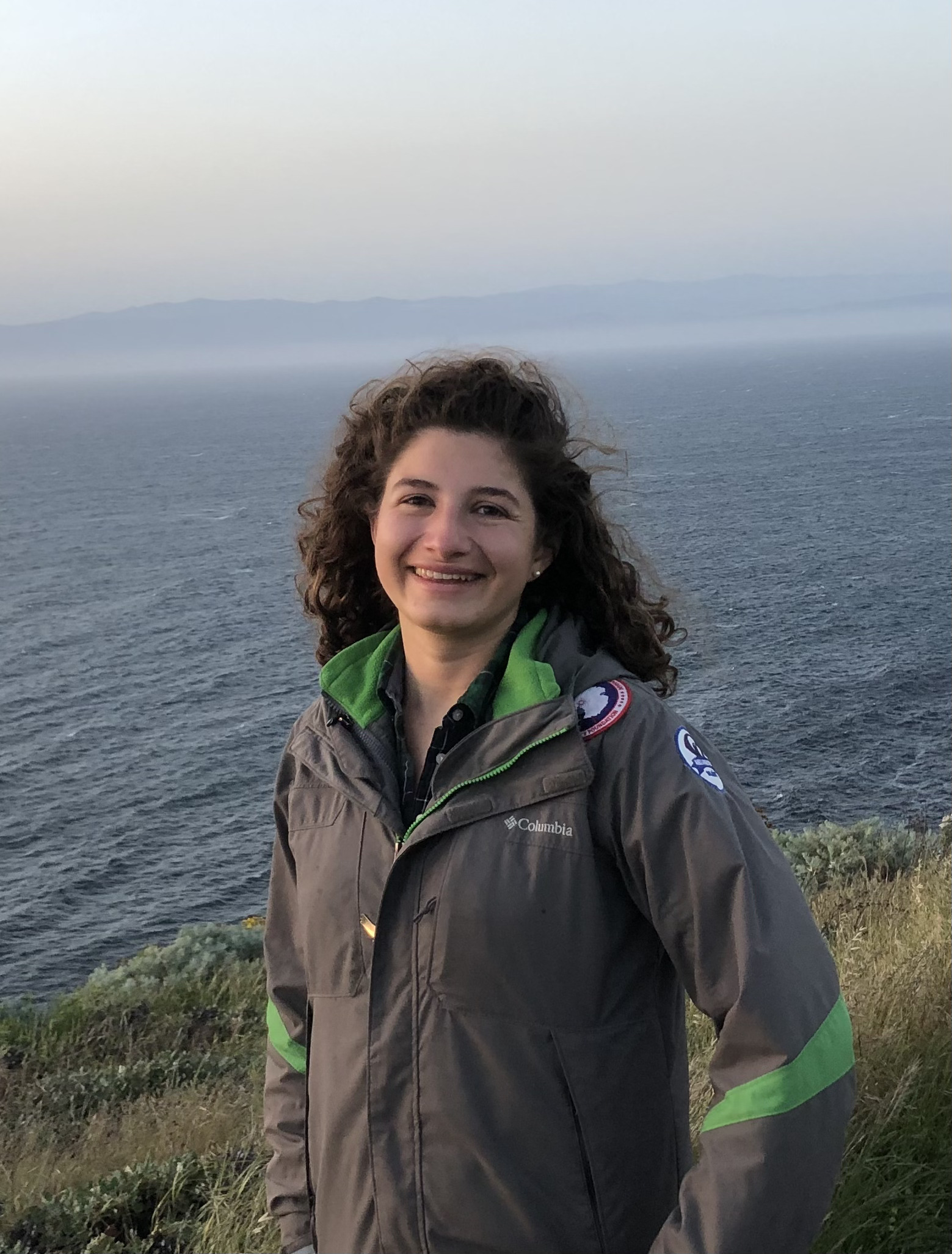 Profile picture of Teodelina standing on Santa Cruz Island.